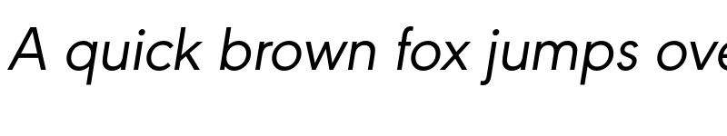 Preview of FONTSPRING DEMO - URW Geometric Italic font