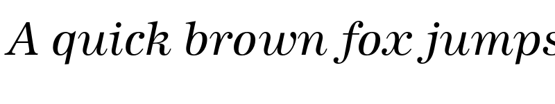 Preview of FONTSPRING DEMO - URWAntiqua Italic font