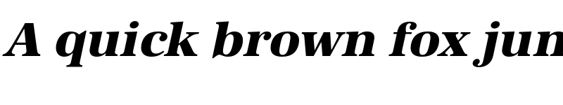 Preview of FONTSPRING DEMO - URWAntiquaExtBol Italic font