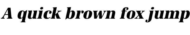 Preview of FONTSPRING DEMO - URWAntiquaExtNarExtBol Italic font