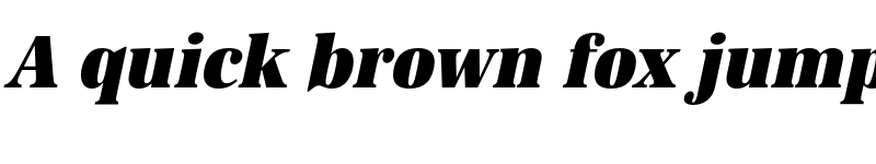 Preview of FONTSPRING DEMO - URWAntiquaExtNarUltBol Italic font