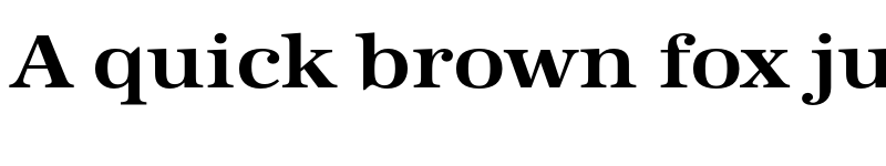 Preview of FONTSPRING DEMO - URWAntiquaExtWid Bold font