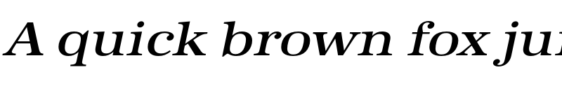 Preview of FONTSPRING DEMO - URWAntiquaExtWidMed Italic font