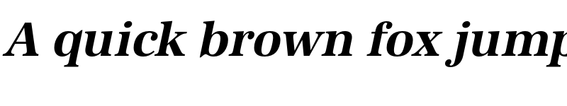 Preview of FONTSPRING DEMO - URWAntiquaNar Bold Italic font