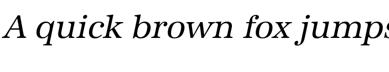 Preview of FONTSPRING DEMO - URWAntiquaNar Italic font