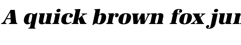 Preview of FONTSPRING DEMO - URWAntiquaUltBol Italic font