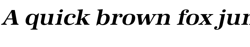 Preview of FONTSPRING DEMO - URWAntiquaWid Bold Italic font