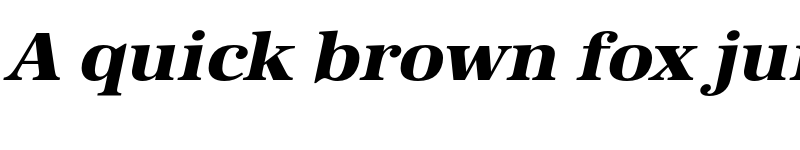 Preview of FONTSPRING DEMO - URWAntiquaWidExtBol Italic font