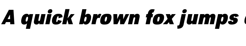 Preview of FONTSPRING DEMO - URWGroteskExtNar Bold Italic font