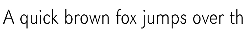 Preview of FONTSPRING DEMO - URWGroteskExtNarExtLig Regular font