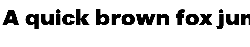 Preview of FONTSPRING DEMO - URWGroteskExtWid Bold font