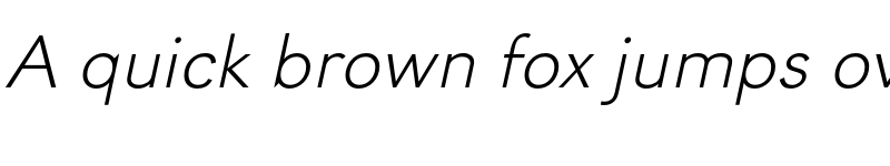 Preview of FONTSPRING DEMO - URWGroteskExtWidExtLig Italic font