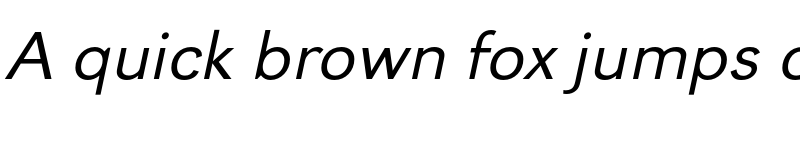 Preview of FONTSPRING DEMO - URWGroteskExtWidLig Italic font