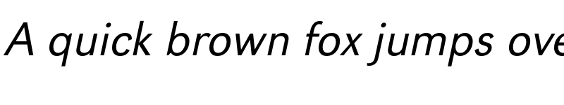 Preview of FONTSPRING DEMO - URWGroteskLig Italic font