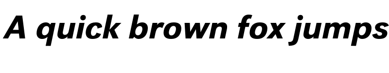 Preview of FONTSPRING DEMO - URWGroteskMed Italic font