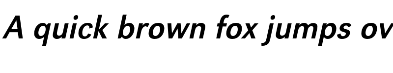 Preview of FONTSPRING DEMO - URWGroteskNar Italic font