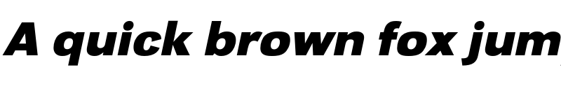 Preview of FONTSPRING DEMO - URWGroteskWid Bold Italic font