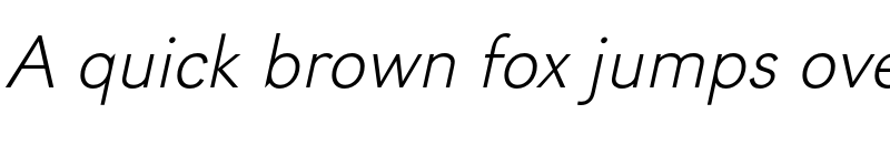 Preview of FONTSPRING DEMO - URWGroteskWidExtLig Italic font