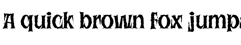 Preview of FONTSPRING DEMO - UT Forsaken Village Distort Regular font