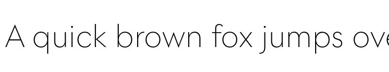 Preview of FONTSPRING DEMO - Utily UltraLight Regular font