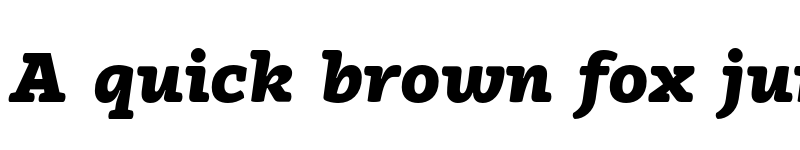 Preview of FONTSPRING DEMO - Vaccine Black Italic font