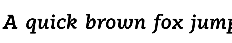 Preview of FONTSPRING DEMO - Vaccine Bold Italic font