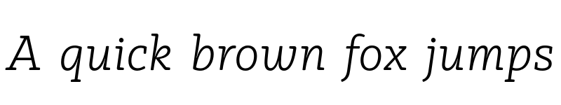 Preview of FONTSPRING DEMO - Vaccine Light Italic font