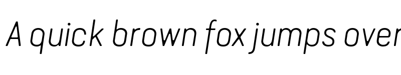 Preview of FONTSPRING DEMO - Van Condensed Light Pro Light Italic font