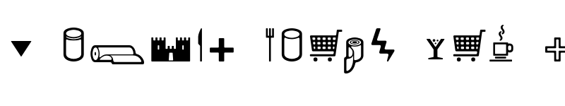 Preview of FONTSPRING DEMO - Van Dingbats Regular font