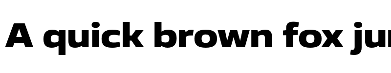 Preview of FONTSPRING DEMO - Vast L Extra Bold Regular font