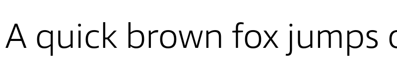 Preview of FONTSPRING DEMO - Vast Light Regular font