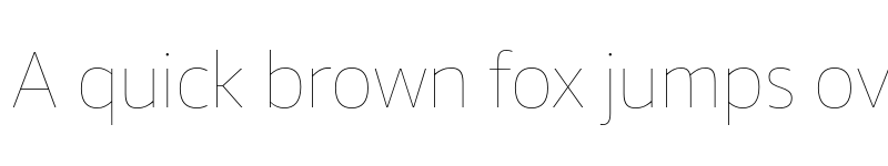 Preview of FONTSPRING DEMO - Vast Thin Regular font