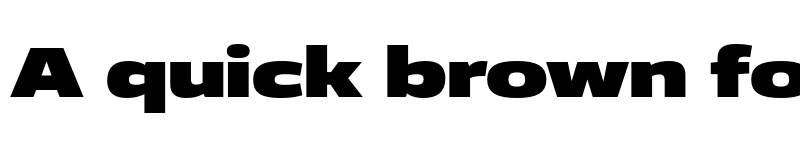 Preview of FONTSPRING DEMO - Vast XL Black Regular font