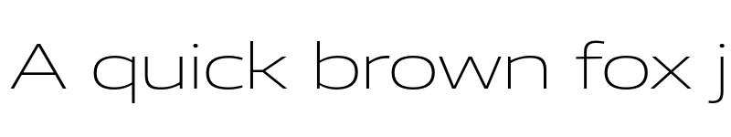 Preview of FONTSPRING DEMO - Vast XL Extra Light Regular font