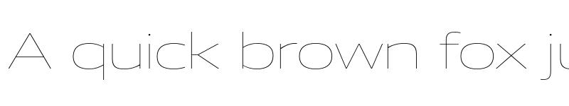 Preview of FONTSPRING DEMO - Vast XL Thin Regular font