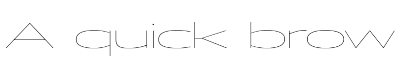 Preview of FONTSPRING DEMO - Vast XXXL Thin Regular font