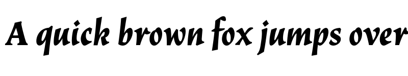 Preview of FONTSPRING DEMO - Vatican Bold Italic font