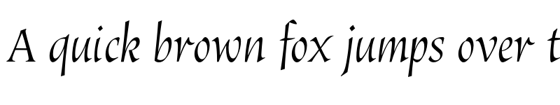 Preview of FONTSPRING DEMO - Vatican Light Italic font