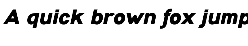 Preview of FONTSPRING DEMO - Vedo ExtraBoldItalic font