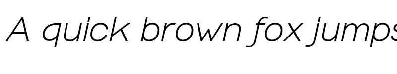 Preview of FONTSPRING DEMO - Vedo LightItalic font