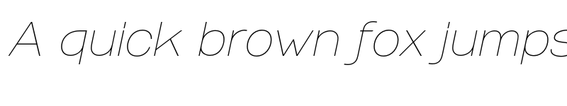 Preview of FONTSPRING DEMO - Vedo ThinItalic font