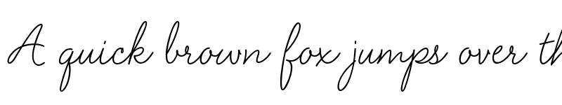 Preview of FONTSPRING DEMO - Velvet Script Regular font