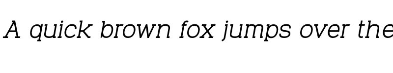 Preview of FONTSPRING DEMO - Venice Serif Bold Oblique Regular font