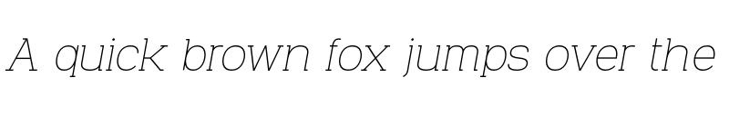 Preview of FONTSPRING DEMO - Venice Serif Light Oblique Regular font