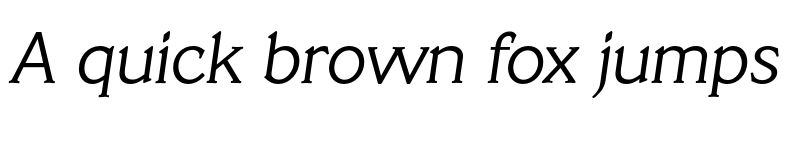 Preview of FONTSPRING DEMO - Veracruz Serial Light Italic font