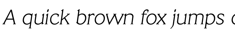 Preview of FONTSPRING DEMO - Veracruz Serial Xlight Italic font