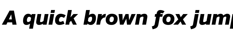 Preview of FONTSPRING DEMO - Verb Black Italic font