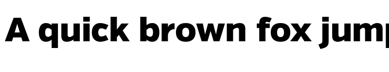 Preview of FONTSPRING DEMO - Verb Black Regular font