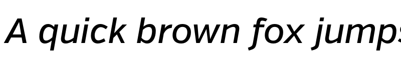 Preview of FONTSPRING DEMO - Verb Medium Italic font