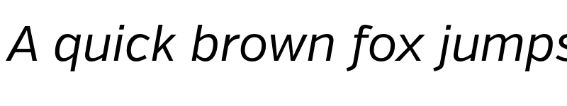 Preview of FONTSPRING DEMO - Verb Regular Italic font